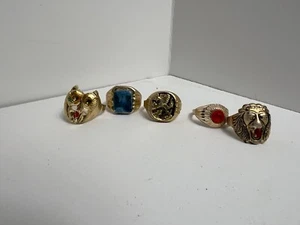 Einzigartige Vintage Spielzeug Ringe. Karnevalspreis. Hongkong. Blechdose. Metall - Bild 1 von 10