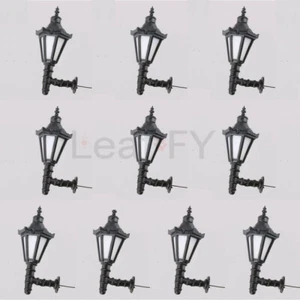 10pcs LED Wall Lamps Wall Lamp Model making 1:25 Model Railway Warm White - Picture 1 of 6