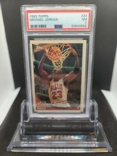 1993 TOPPS MICHAEL JORDAN #23 PSA 7 NEAR MINT CHICAGO BULLS GOAT ICON -NEW LABEL