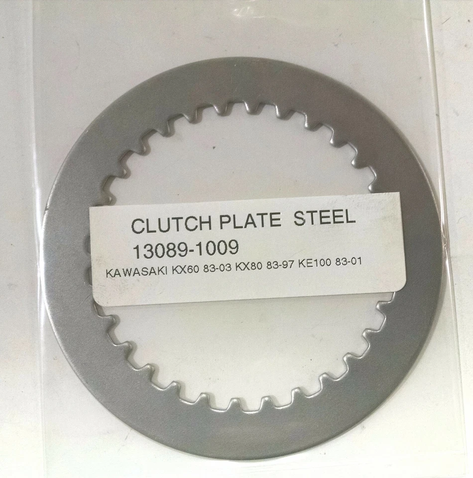  CLUTCH PLATE KAWASAKI KX60 83-03 KX80 83-97 KDX80 83-90 KE100 83-01 13089-1009 - Image 1 of 1