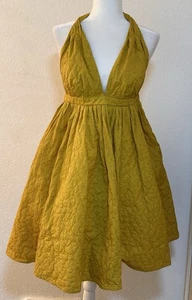 Vestido de tul halter amarillo para mujer Jean Paul Gaultier X Target 2016 talla 11 nuevo con etiquetas - Imagen 1 de 11