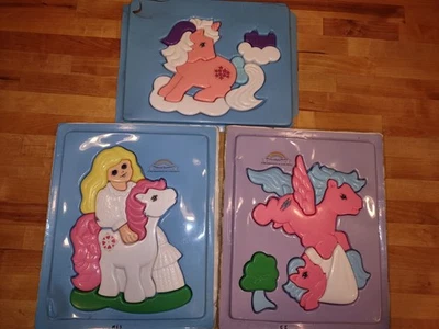 My Little Pony G1 3D Puzzle Lot of 3 - Twilight, Firefly and Megan & Sundance - Image 1 of 4