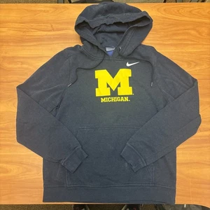 Nike U of M Michigan Wolverines Fußball Basketball Hoodie Kapuzenpullover SM - Bild 1 von 8