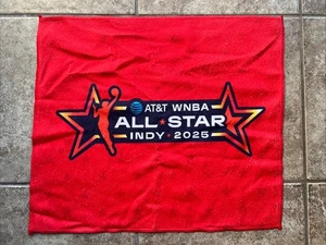 2025 WNBA All star Game- Indy-red-promotional Towel-limited Edition - Picture 1 of 5