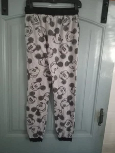 Mujer Disney Mickey Mouse Pijama Pantalones Prendas para dormir Talla Pequeña - Imagen 1 de 2