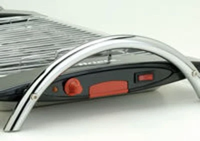 Ariete 732 Grill Da tavolo Elettrico Nero, Argento 2000 W - Immagine 1 di 4