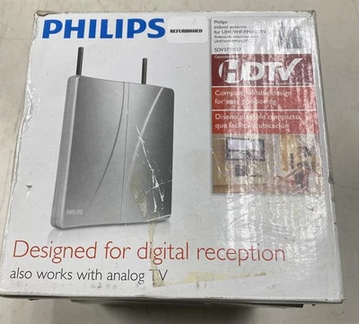 5 orejas de conejito Philips interior hormiga UHF/VHF/FM/HDTV (SDV2710/27), TV por aire Foto 1 de 4