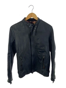 Schott Leather Jacket Blouson M Navy Leather - Picture 1 of 5