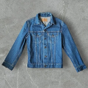 Chaqueta Vaquera Levi’s 70505-0217 Talla 32 Vintage Años 70 Hecha en EE. UU. Insignia Estampilla 407 - Imagen 1 de 11