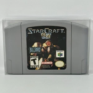 Starcraft 64 (Nintendo N64) Cart Only w/Protective Sleeve - Tested & Authentic - Picture 1 of 11