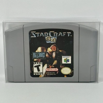 Starcraft 64 (Nintendo N64) Cart Only w/Protective Sleeve - Tested & Authentic - Image 1 of 4