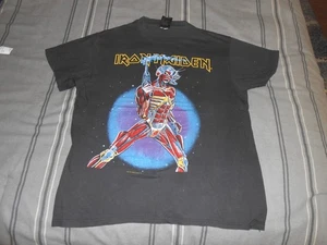 IRON MAIDEN 1987 US Tour T-Shirt Short sleeve Sz. Lg. - Picture 1 of 4