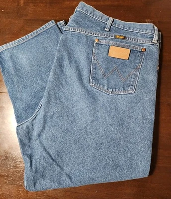 Wrangler Jeans Mens Size 50 x 27 Big & Tall Blue Denim - Image 1 of 4