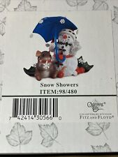 Fitz & Floyd Charming Tails Snow Showers Special Edition Snowman Sealed 98/480