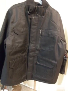 NEW - SWISS TECH MEN'S BLACK PARKA JACKET - SIZE M - Picture 1 of 7