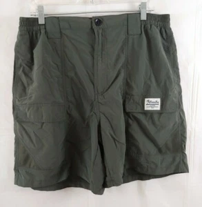 Pantalones Cortos de Carga Eddie Bauer Para Hombres XL Verde Bolsillos de Cierre Nylon Senderismo Camping - Imagen 1 de 4
