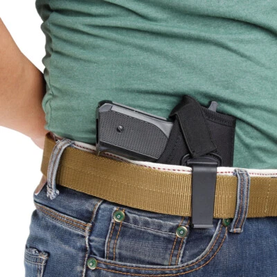 Tactical Concealed Carry Pistol Gun Holster with Plastic Clip for Compact Pistol - Image 1 of 4