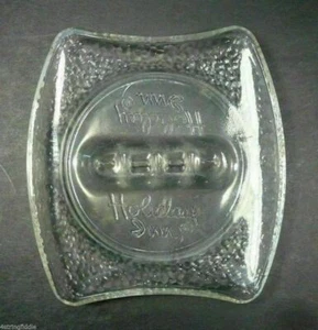 VINTAGE CLEAR GLASS HOLIDAY INN ASTRAY - Picture 1 of 3