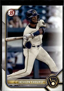 2022 Bowman Draft Paper Jackson Chourio Milwaukee Brewers #BD-115 5 Card Lot - Bild 1 von 2