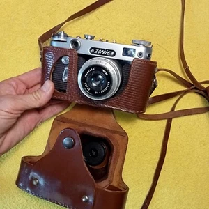 Vintage Film Camera 35mm Zorki 6 Rangefinder  Industar-50 Lens  M39 , Tested - Picture 1 of 15
