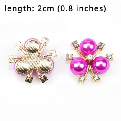 Dije de cuentas con forma de flor de diamante de cristal 10 piezas para decoración de accesorios de disfraces hágalo usted mismo Foto 1 de 4