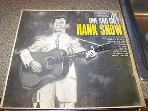 LP/ HANK SNOW /THE ONE AND ONLY(1962 ORIG UK RCA CAMDEN MONO - Picture 1 of 1