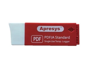 Apresys PDF D-25 Einweg-USB Temperaturdatenlogger (10er Pack) 25 Tage - Bild 1 von 1