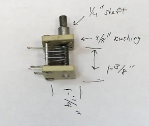 variable capacitor air 12 pF 3kV - Picture 1 of 3