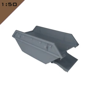 1x 3D printed 8 CU.YD. BUILDER'S/ WASTE SKIP 1:50 Model Miniature Scenery Layout - Picture 1 of 6