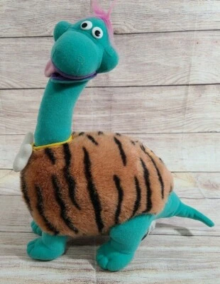 Vintage Russ Berrie Plush Rubbles The Dinosaur Stuffed Animal Toy 14" x 12" - Image 1 of 4