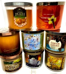 Bath and Body Works 3-WICK CANDLES 14.5 OZ - Picture 1 of 17