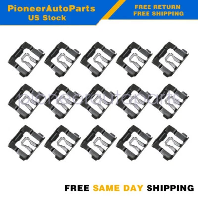 30x Fits For Jeep Wagoneer 1990 New Black Reveal Trim Molding Clips - Image 1 of 4