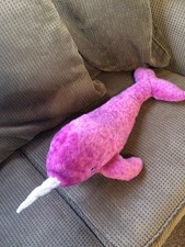 Pink Large 23” Narwhal Plush