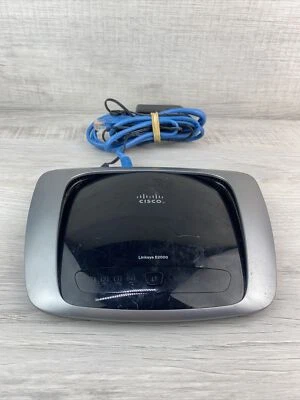Cisco Linksys E2000 Black 4-Ethernet Ports Dual-Band Advanced Wireless-N Router - Image 1 of 4