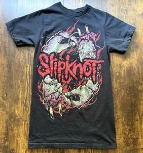SLIPKNOT Vintage T-Shirt XS/S Herren Damen Stitch Hands Y2K Heavy Metal Band Tee - Bild 1 von 5