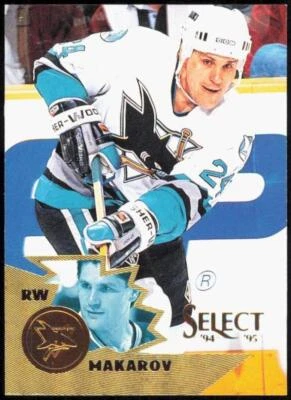 1994-95 Select #8 Sergei Makarov San Jose Sharks - Image 1 of 2