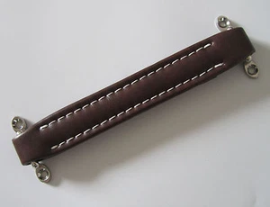 Brown Vintage Style Guitar AMP Handle Amplifier Leather Handle Ampeg AMPS Handle - Picture 1 of 5