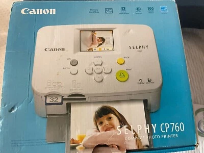 CANON Selphy CP760 Compact Photo Printer 4 x 6- Barely Used - Image 1 of 4