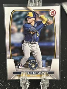 GARRETT MITCHELL-----2023 BOWMAN-----ROOKIE----BREWERS---FREE SHIPPING - Picture 1 of 2