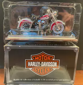 1958 FLH Duo Glide Harley Davidson 1:18 Die Cast Metal Collectible Maisto HD COA - Picture 1 of 6