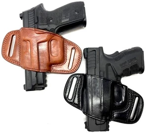 Clearance! Left Hand Leather Quick Draw Belt Holster - CHOOSE - Picture 1 of 7
