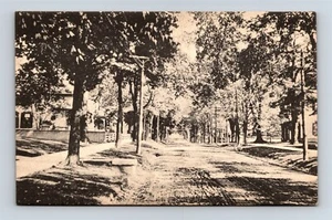 Postkarte NY Geneseo New York um 1910 Center Street Dirt Street AK4 - Bild 1 von 2
