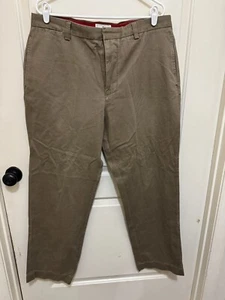 Dockers Herren 36 x 32 hellbraun vorne flach Chino Anzughose lockere Passform - Bild 1 von 2