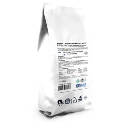 Natursteinkleber Dünnbettkleber Natursteinkleber flexibel Kleber weiß 25kg - Bild 1 von 2