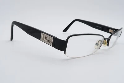 NICE Christian Dior CD3735 眼镜框 10G 黑色 53[]16-135 银色 D723 — 第 1/4 张图片