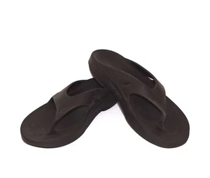 OOFOS Ooriginal Black Recovery Unisex Flip Flops Sandalen Größe M13/W15 - Bild 1 von 8