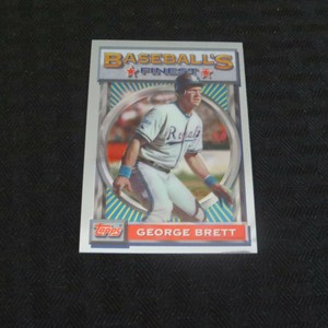 1993 Topps Finest #63 George Brett Royals