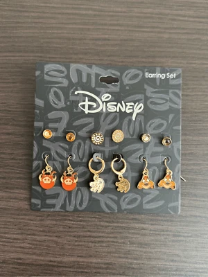 Disney The Lion King Timon & Pumbaa Icons Earrings Set - Image 1 of 2