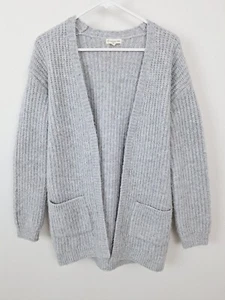 Tucker Tate Cardigan Sweater XL 14-16 Gray Multicolor Flecks Open Front LS g - Picture 1 of 6