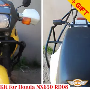 Para Honda NX 650 portaequipajes sistema barras de choque NX650 Dominator RD08 kit 96-99 - Imagen 1 de 12